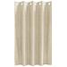Tende con tende 2 pcs Crema 140 x 140 cm Velluto - Foto miniatura 4