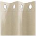 Tende con tende 2 pcs Crema 140 x 140 cm Velluto - Foto miniatura 5