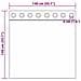 Tende con tende 2 pcs Crema 140 x 140 cm Velluto - Foto miniatura 8