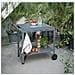 Carrello Di Servizio Grigio 91,5x50,2x80cm - Gs168g - Foto miniatura 3