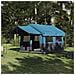 Tenda Familiare con tetto Blu e Grigio 324 x 255 x 230 cm - Foto miniatura 2