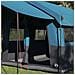 Tenda Familiare con tetto Blu e Grigio 324 x 255 x 230 cm - Foto miniatura 3