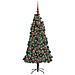 Albero di Natale Artificiale Pre-illuminato con Set di Palline - Foto miniatura 3