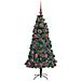 Albero di Natale Artificiale Pre-illuminato con Set di Palline - Foto miniatura 4