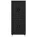 Credenza 2 pcs Rovere Nero Legno multistrato - Foto miniatura 8