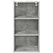 Armadio pensile Riga Grigio cemento 40 x 29,5 x 80 cm - Foto miniatura 5
