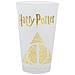 Set Di 2 Bicchieri Da 490 Ml Collezione Golden Magic Design Ghiacciato Elegante, Trasparente - Foto miniatura 3