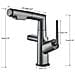 Rubinetto per lavabo da bagno, Blackswan, tipo M300, modello grigio antracite, regolabile, con display LCD e 2 modalità, dimensione 24 cm - Foto miniatura 3