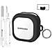 Custodia Protettiva Compatibile Con Samsung Buds4/4 Pro Con Penna Di Pulizia, Supporto Trasparente E Chiusura Di Sicurezza Black - Foto miniatura 1