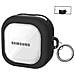 Custodia Protettiva Compatibile Con Samsung Buds4/4 Pro Con Penna Di Pulizia, Supporto Trasparente E Chiusura Di Sicurezza Black - Foto miniatura 2
