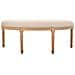 Sgabello Antico In Legno Color Panna 125x45x48h - Foto miniatura 2