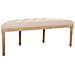 Sgabello Antico In Legno Color Panna 125x45x48h - Foto miniatura 4