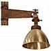 Lampada a Parete 25 W Ottone Anticato E27 - Foto miniatura 3