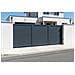 Cancello Scorrevole Eiger 4,5 M, Altezza 160 Cm, Alluminio Grigio - Foto miniatura 4