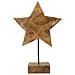 Scultura Stella In Teak Riciclato Pezzo Unico - Foto miniatura 1