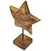 Scultura Stella In Teak Riciclato Pezzo Unico - Foto miniatura 3