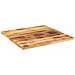 Piano per Tavolo 80x80x2,5 cm Quadrato Legno di Mango Grezzo - Foto miniatura 2