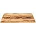 Piano per Tavolo 80x80x2,5 cm Quadrato Legno di Mango Grezzo - Foto miniatura 3