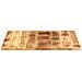 Piano per Tavolo 80x80x2,5 cm Quadrato Legno di Mango Grezzo - Foto miniatura 4