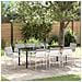 Set da Pranzo per Giardino 9 pcs Bianco - Foto miniatura 2