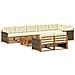 Set di divani da esterno con cuscino 9 pcs - Foto miniatura 1