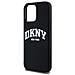 Dkny Liquid Silicone Custodia Magsafe Con Logo Stampato Bianca Per Iphone 13 Pro Max - Nera - Foto miniatura 1