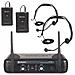 Coppia Microfoni Archetto Vhf Professionali Wireless Art 179178 - Foto miniatura 4