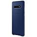 Cover Protettiva in Pelle Galaxy S10+ Blu Navy - Foto miniatura 3