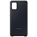 Cover Galaxy A51 Semi-rigida Interno Rialzato Silicone Originale Nero - Foto miniatura 1