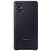Cover Galaxy A51 Semi-rigida Interno Rialzato Silicone Originale Nero - Foto miniatura 2