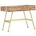 Scrivania con Cassetti 100x55x75 cm Legno Massello di Sheesham - Foto miniatura 2