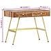 Scrivania con Cassetti 100x55x75 cm Legno Massello di Sheesham - Foto miniatura 5