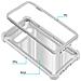 Custodia Compatibile Con Samsung Galaxy S10 Plus In Grigio Betulla - Coperchio Protettivo 2 In 1 Con Bordo In Silicone Tpu E Retro In Vetro Acrilico - Foto miniatura 7
