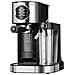 Mkw-07m Macchina Per Caffè Espresso 20 Bar, Cappuccino E Latte, Montalatte, Scaldatazze 1470w - Foto miniatura 1