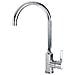 Miscelatore Cucina con canna alta Monocomando MIKC01CR Materiale Granitek Colore Cromo - Foto miniatura 1