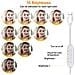 Specchio Di Cortesia A Led Luci Hollywood Illuminato Kit Stile Con Cavo Di Alimentazione Usb Stick-on Trucco Dello Specchio Chiaro Con 10 Dimmerabili Lampadine Per Dressing Table 3 Colori 10 Livelli Di Luminosit (mirror Non Includere)  - Foto miniatura 4