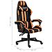 Sedia Da Gaming Nero E Arancione In Similpelle - Foto miniatura 6