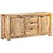 Credenza 175x40x75 Cm In Legno Di Mango Grezzo - Foto miniatura 3