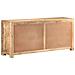 Credenza 175x40x75 Cm In Legno Di Mango Grezzo - Foto miniatura 6