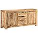Credenza 175x40x75 Cm In Legno Di Mango Grezzo - Foto miniatura 10