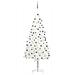 Set Albero Natale Artificiale con LED e Palline Bianco 210 cm - Foto miniatura 1