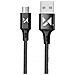 Cavo Wozinsky Cavo Usb - Microusb 2.4a 1m Nero (wuc-m1b)  - Foto miniatura 1