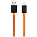 Cavo Dati E Ricarica Usb Type C Originale Warp Ricarica Rapida Orange Mclaren - Foto miniatura 1