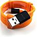 Cavo Dati E Ricarica Usb Type C Originale Warp Ricarica Rapida Orange Mclaren - Foto miniatura 3