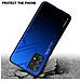 Custodia Compatibile Con Samsung Galaxy A52 (4g / 5g) / A52s In Blu - Nero - Coperchio Protettivo Bicolore In Vetro Temperato E Silicone Tpu - Foto miniatura 3
