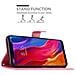 Custodia Compatibile Con Xiaomi 8 In Rosa Fiore - Coperchio Protettivo In Design Floreale Con Chiusura Magnetica, Funzione Stand E Slot Per Carte - Foto miniatura 4