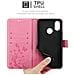Custodia Compatibile Con Xiaomi 8 In Rosa Fiore - Coperchio Protettivo In Design Floreale Con Chiusura Magnetica, Funzione Stand E Slot Per Carte - Foto miniatura 6