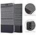 Custodia Compatibile Con Samsung Galaxy A72 4g / 5g In Grigio Nero - Coperchio Protettiva Con Chiusura Magnetica, Funzione Stand E Tasca Per Le Carte - Foto miniatura 5