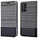 Custodia Compatibile Con Samsung Galaxy A72 4g / 5g In Grigio Nero - Coperchio Protettiva Con Chiusura Magnetica, Funzione Stand E Tasca Per Le Carte - Foto miniatura 8