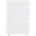 Schedario Mobile Bianco 28x41x69 Cm In Metallo - Foto miniatura 3